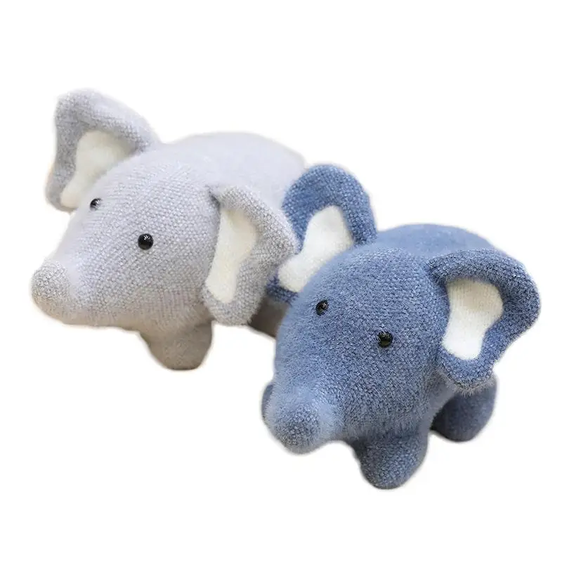 

30/40cm Cute Simulation Elephant Plush Toy Stuffed Soft Animal Elephant Pillow Christmas Gift for Kids Kawaii Valentine Present