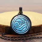 Новое аватараторское Ожерелье Последний Воздушный Бандер, ювелирные изделия, ожерелье-цепочка с подвеской в виде кочевника на воздухе, огненного и водного племени, ожерелья для женщин 2021