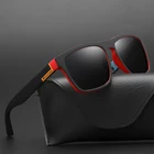 Солнцезащитные очки с пластиковой оправой Uv400 для мужчин и женщин, классические квадратные поляризационные, в винтажном стиле, зеркальные, для спорта