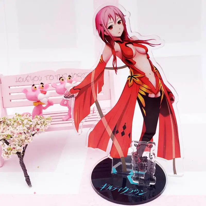 

1pc New Guilty Crown Acrylic Stand Model Toys YUZURIHA INORI Anime Figure Decoration Anime Girls Action Figure Collectible Toys