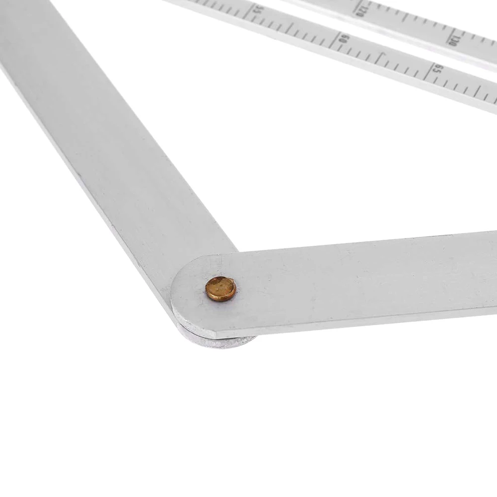 

Angle Divider Aluminium Alloy Miter Angle Measuring Ruler Multi Angle Measuring Tool Universal Angle Ruler Template for Woodwork