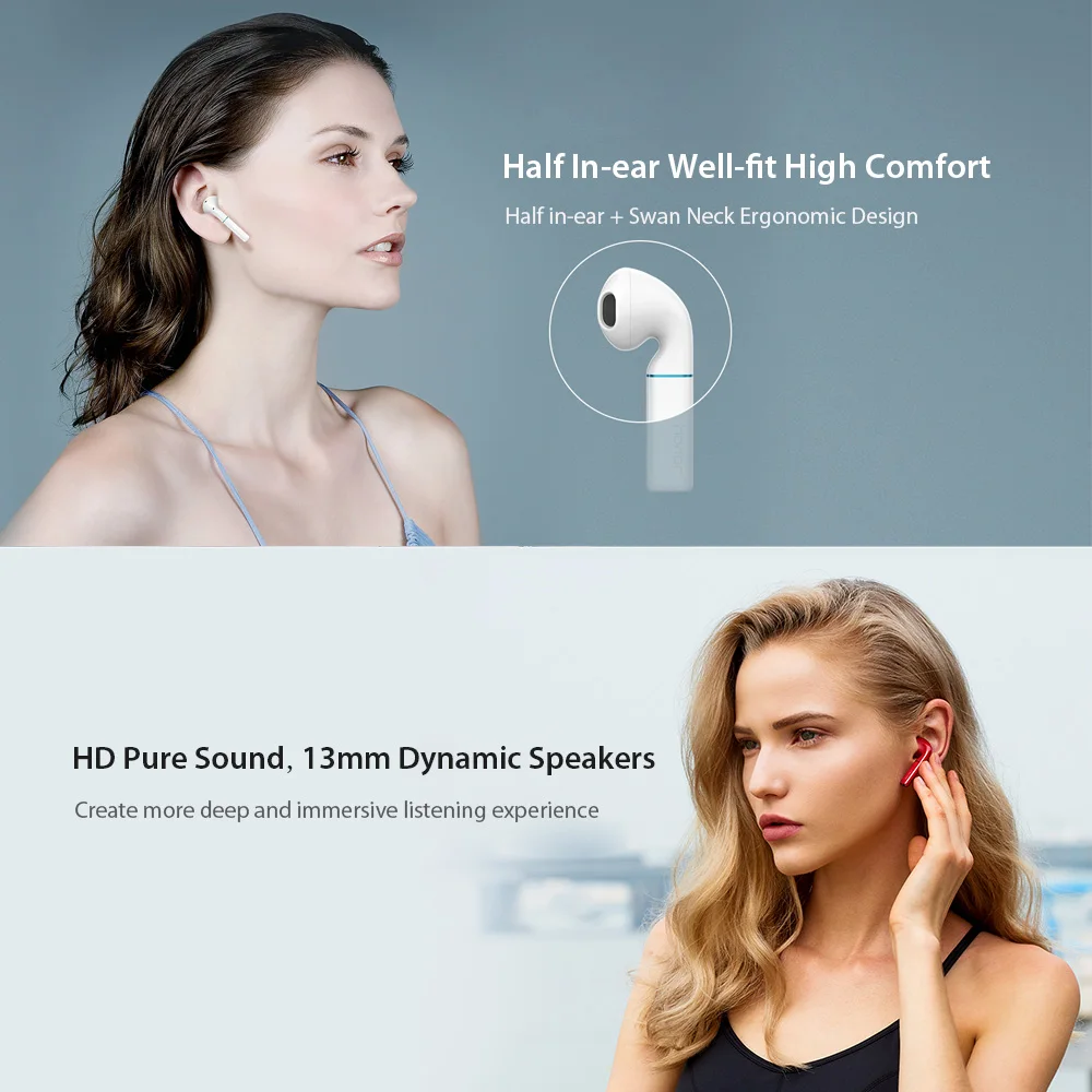 Huawei Honor FlyPods TWS беспроводные наушники Bluetooth 5,0 Наушники Hi-Fi водонепроницаемые беспроводные наушники с управлением