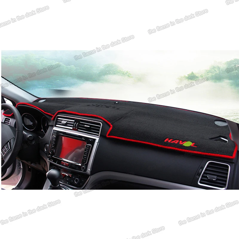 

Lsrtw2017 car dashboard non-slip mat for Haval H6 2011 2012 2013 2014 2015 2016 Interior Accessories great wall anti-glare pad