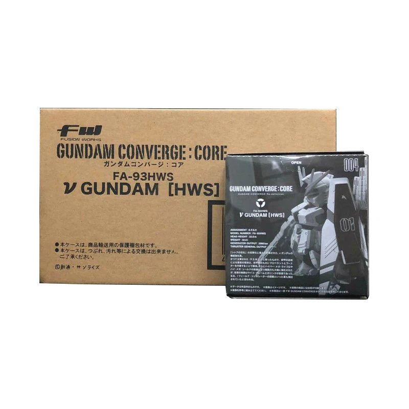 

Gundam Shokugan Fw Core Nu V Gundam Rx-93 Converge Core Fa-93 Hws Heavy Weapon Equipment Bandai Action Anime Figure Model Toys