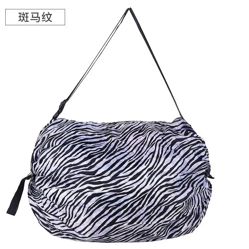 

Nylon Foldable Shopping Bag Supermarket Handbag Large Capacity
