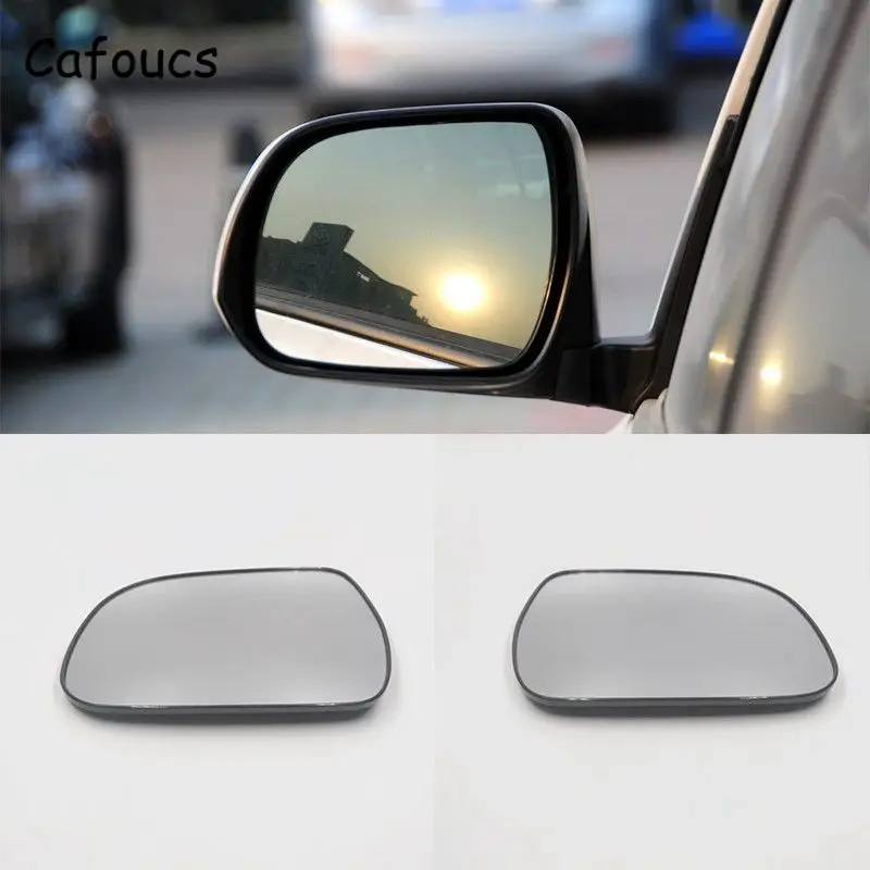 Нагревательное зеркало Cafoucs для Toyota Highlander 2007 2008 2009 2013 стекло зеркала заднего вида