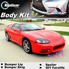 Дефлектор губ бампера, губы для Mitsubishi GTO, Dodge Stealth, передний спойлер, юбка для тюнинга автомобилякомплект кузова, крылаполоса