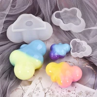 3d cloud shape silicone mold resin casting molds soap candle molds for diy epoxy resin crystal crafts handmade decorations