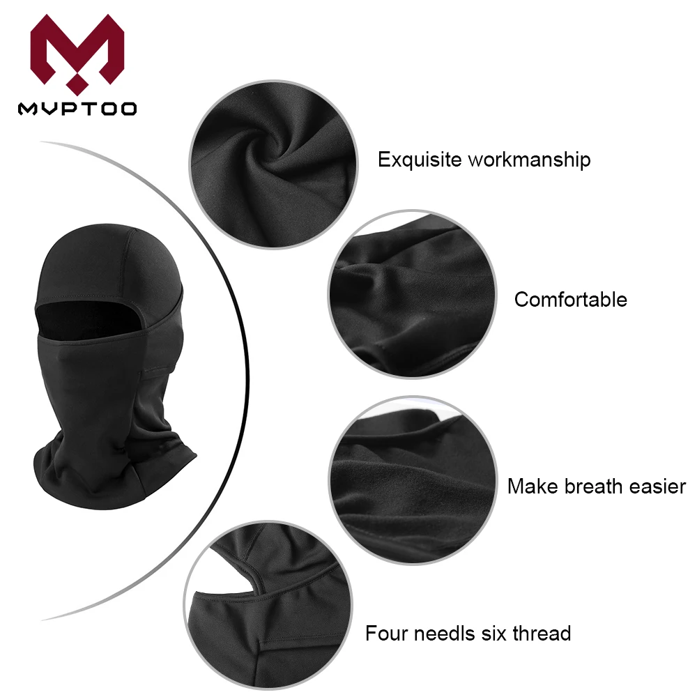 Зимняя мотоциклетная теплая флисовая маска Балаклава кепка тактическая