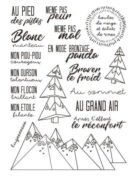 

Французский прозрачный штамп или штамп для DIY Скрапбукинг/изготовление карт/Дети забавное украшение поставки A272