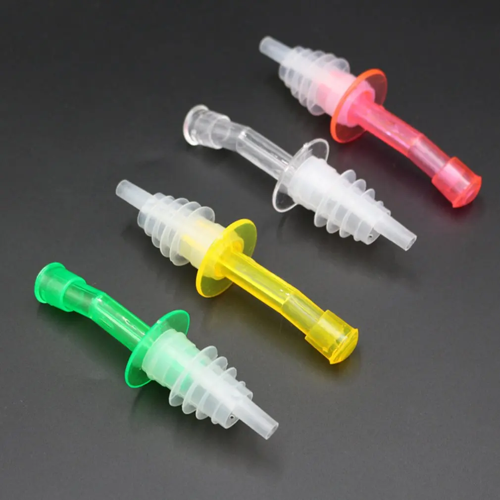 

Portbale Plastic Liquor Pourer Flow Wine Bottle Pour Spout Stopper Dispenser Home Barware Wine Accessories