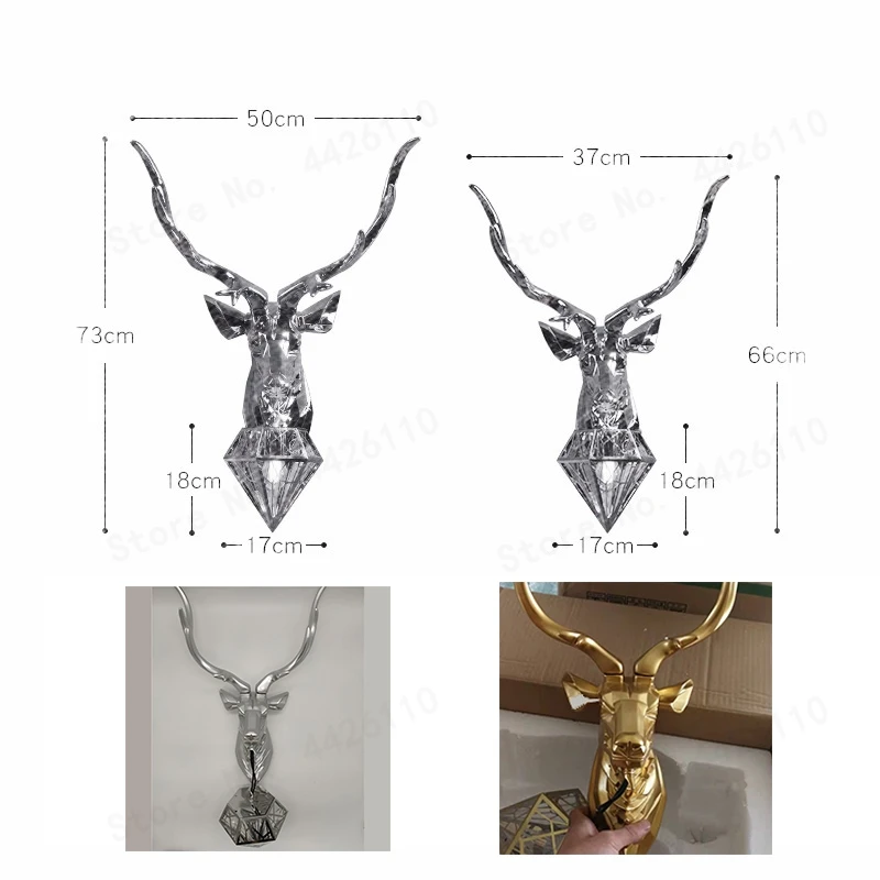 BLUBBLE скандинавский Рождественский олень Antler настенный светильник декоративные лампы Настенные светильники олень спальня Buckhorn Кухня Настенные светильники для домашнего декора