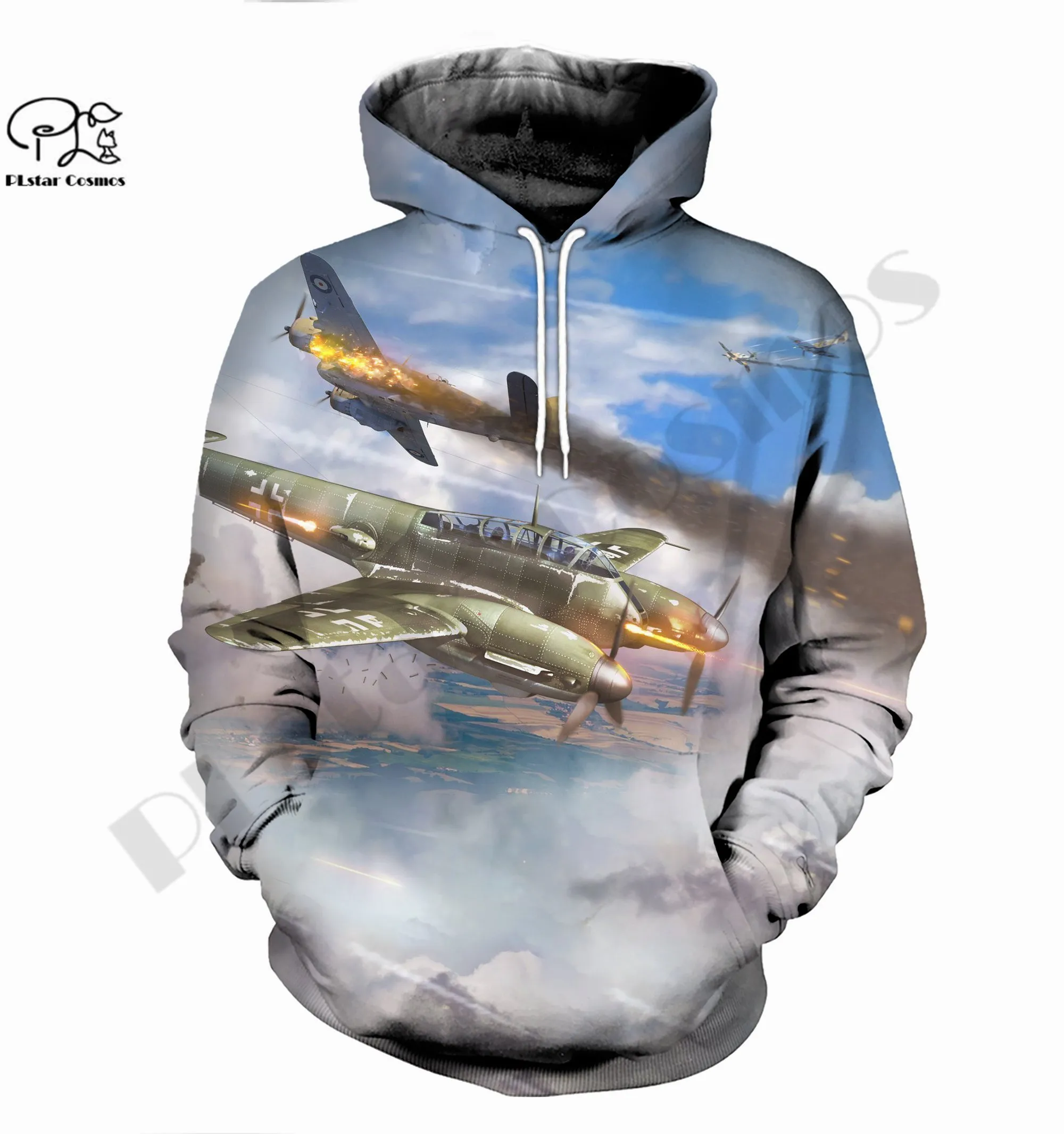 Новейшие художественные Уникальные повседневные толстовки унисекс PLstar Cosmos 3 с