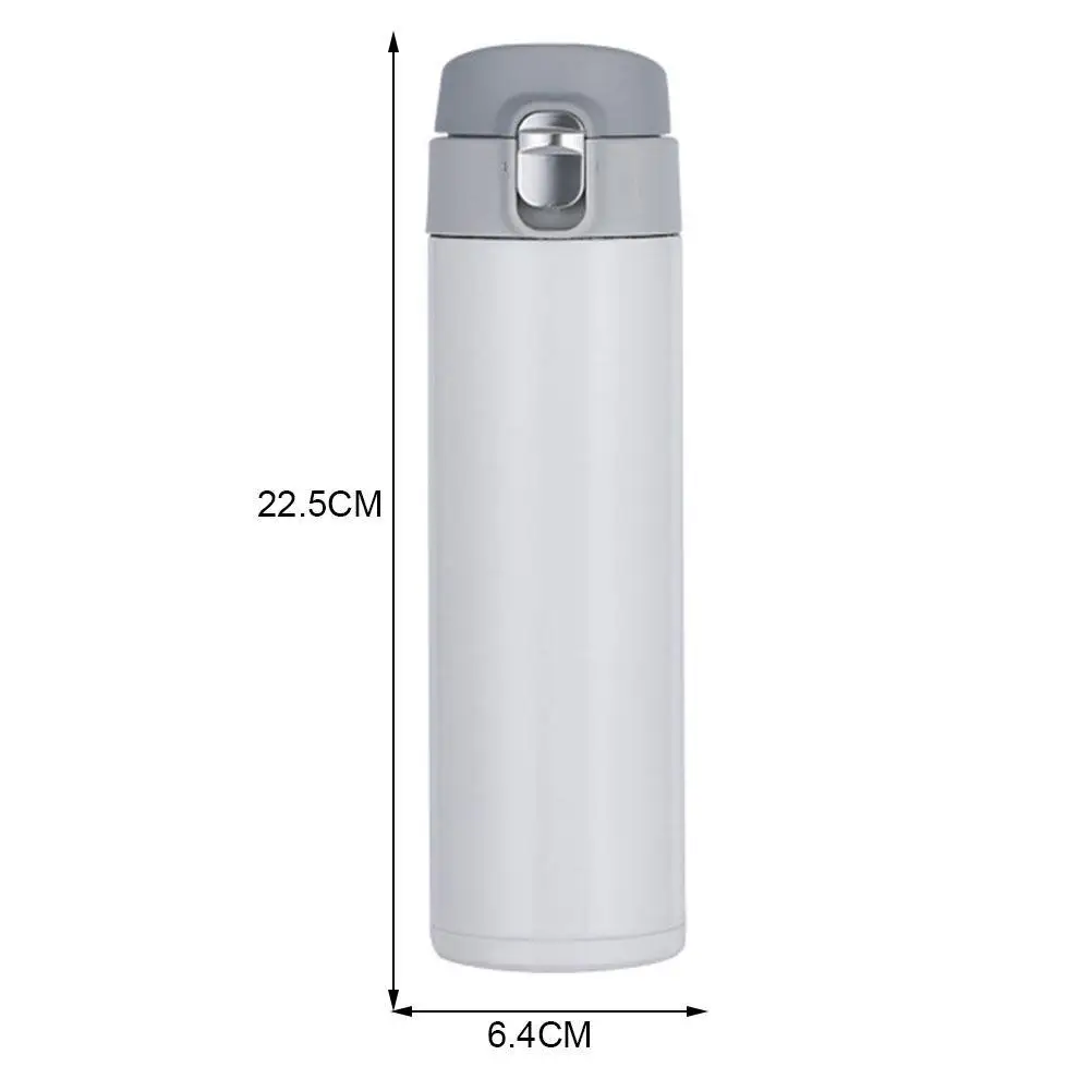 

500ml Portable Thermos Bottle Girl/Boy Steel Water Bottle Vacuum Flasks Insulated Sports Cup High Capacity Student Tra