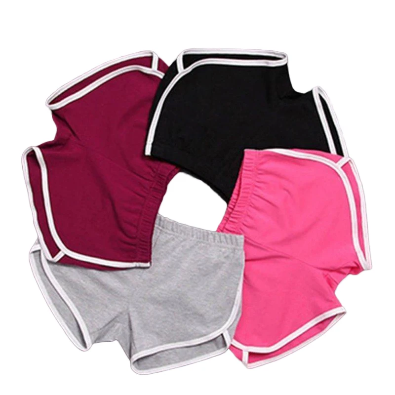 Ladies Fitness Wearing Comfortable Sports Running Shorts Female Cotton Casual Stretch Home Yoga Beach Wear | Спорт и развлечения