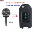 KEYECU для Nissan AlmeraMicraпервоклассныйпатрульныйX-Trail TerranoTino обновленный дистанционный ключ Fob PN: NATS 5WK4 865 433,92 МГц 4D60