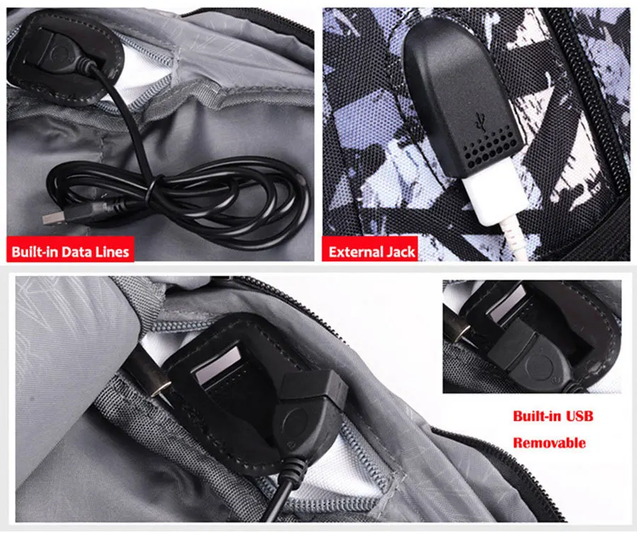 Новые модные рюкзаки для ноутбука с usb зарядкой, мужские повседневные дорожные светящиеся рюкзаки Mochila для подростков и женщин, Студенческая школьная сумка, мужской рюкзак