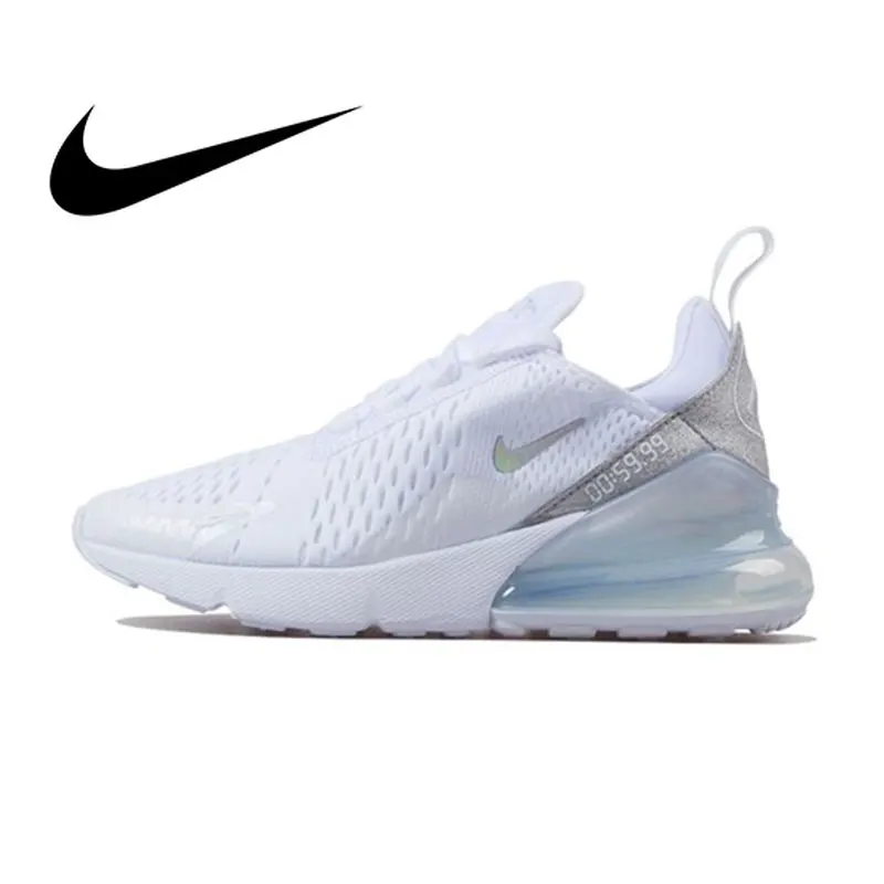 Оригинальные женские дышащие кроссовки для бега NIKE Air Max 270, спортивные уличные кроссовки, спортивная Дизайнерская обувь CD8497-100