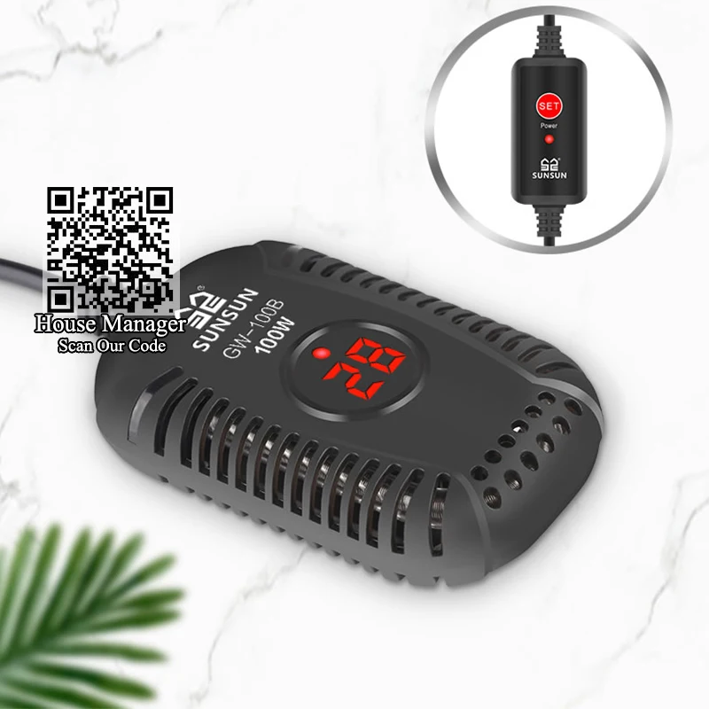 20-34 градусов Цельсия контроль температуры для аквариума нагреватель черепаха