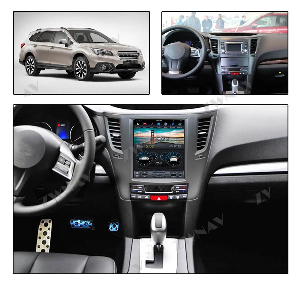 

4+128G Tesla style Android 10 screen Car multimedia Player For Subaru Legacy Outback 2009-2014 GPS radio stereo stereo head unit