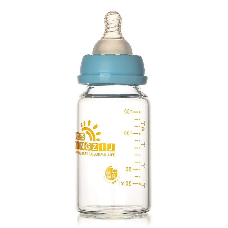 Детская продукция 130 мл стандартная стеклянная бутылочка для кормления с