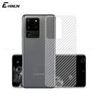 Мягкая задняя крышка Защитная пленка для Samsung Galaxy Note 20 10 9 S20 FE Ultra S21 S10 Lite 5G Plus 3D из углеродного волокна