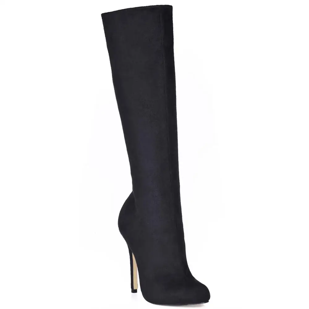 

Sexy Party Stiletto High Heel Women Knee-High Boots Rodilla Botas Mujer Zapatos de Noche Fiesta Tacon Alto de Aguja YJ0640CBT-b2