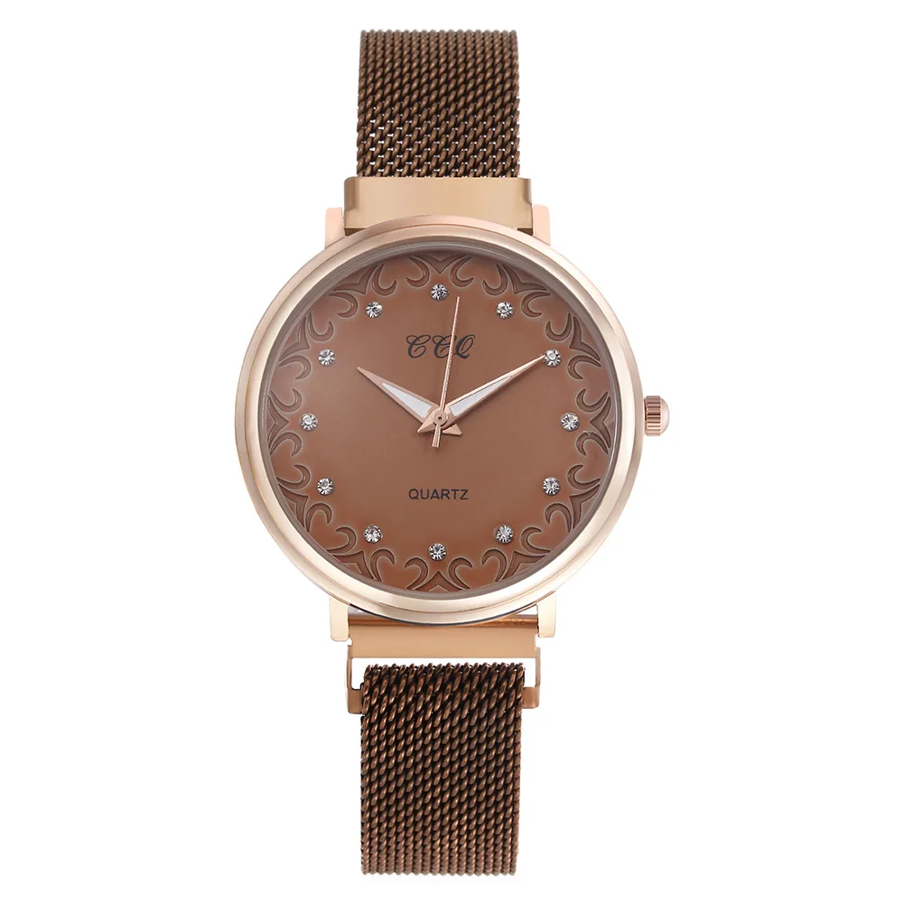 

Top 100 pcs/lo Fashionable Diamonds Women's Chain Watch Europe and America Sales Watch t Hot Table