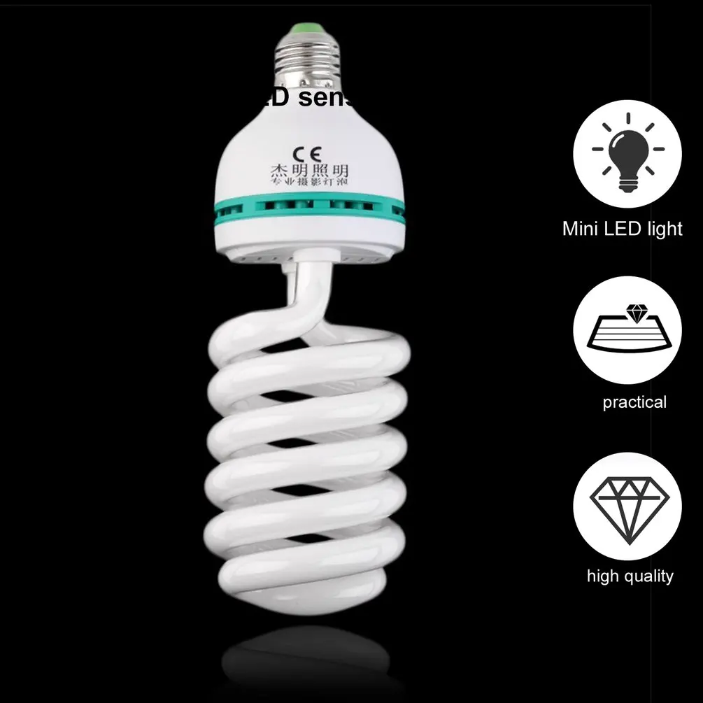 

Photography Studio Bulb 150W 220V 5500K Photo Studio Bulb Video Light Photography Digital Camera Photography Fluorescent Lamp