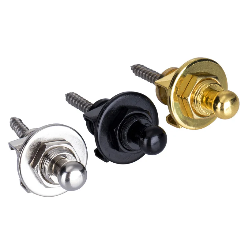 4 шт./компл. замок для гитарного ремня металлические кнопки безопасности