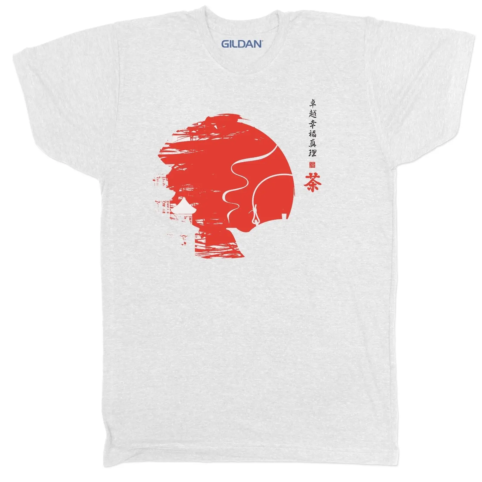 Японский воин Самурай солнце мир карате боевые искусства Китайский Enzo футболка| |