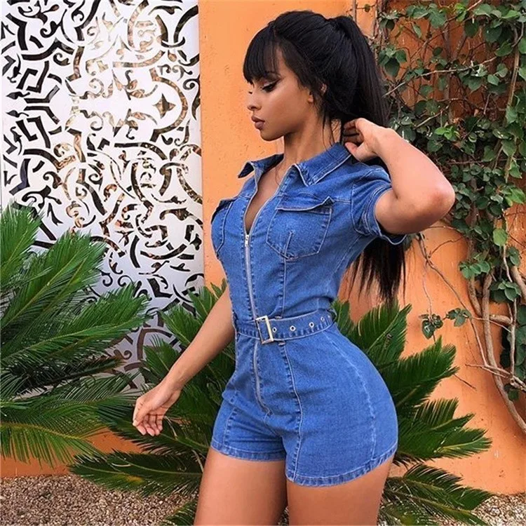 Короткие комбинезоны с карманами вечерние облегающие сексуальные обтягивающие