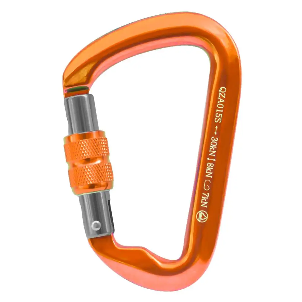 30KN винтовой дверной замок Карабин D образного типа кольцевой крючок оборудование