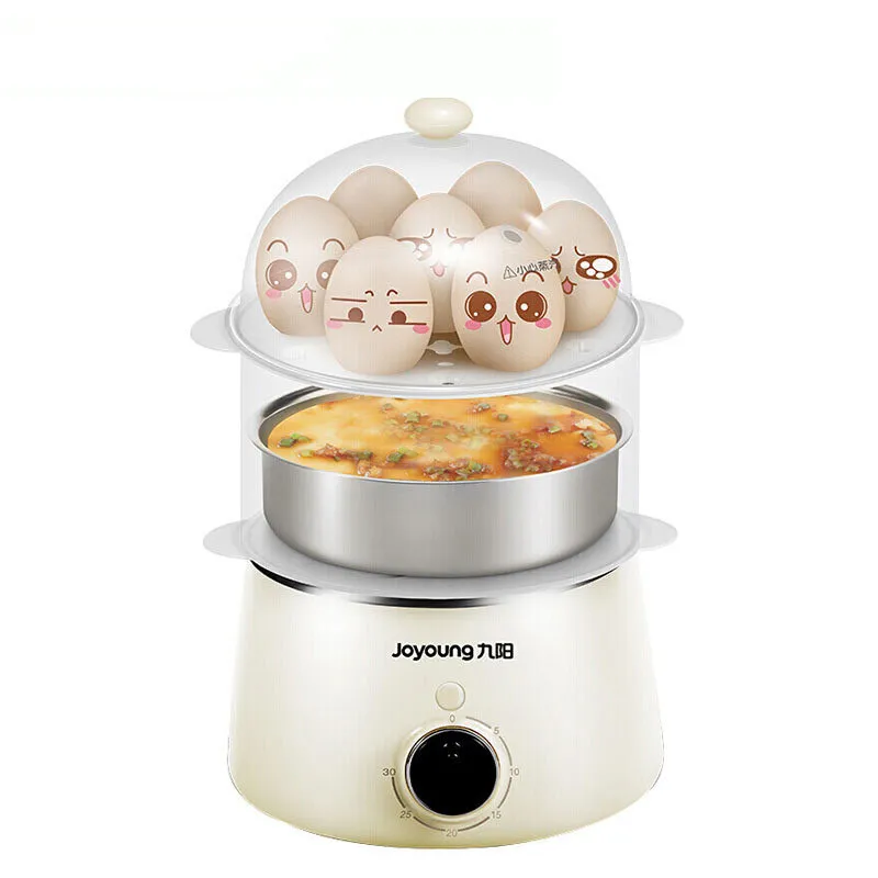 Joyoung Egg Boiler Breakfast Egg Steamer Multifunctional Single and Double Layer Automatic Power-off Anti Dry Burning ZD-7J92