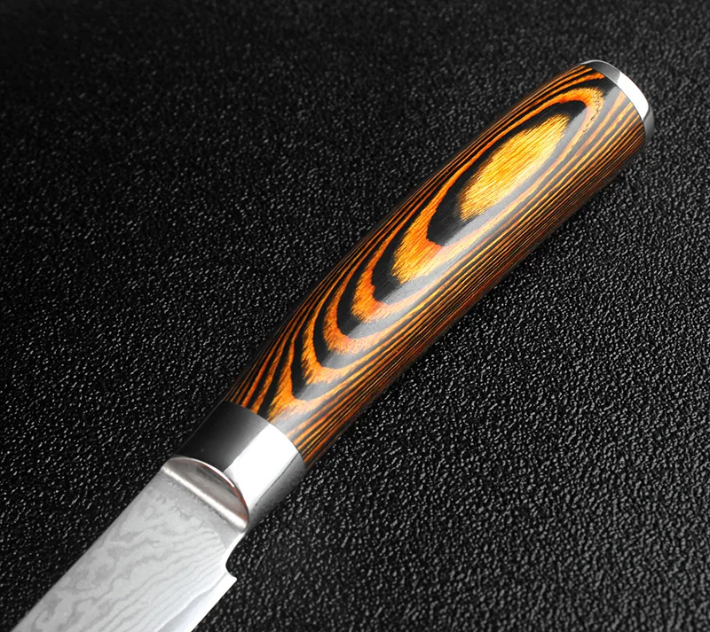 

XITUO 3.5 Inch Paring Knife Japanese VG10 67 Layer Damascus Steel Kitchen knife Wood Handle Boning Knife Kitchen Utility Tools