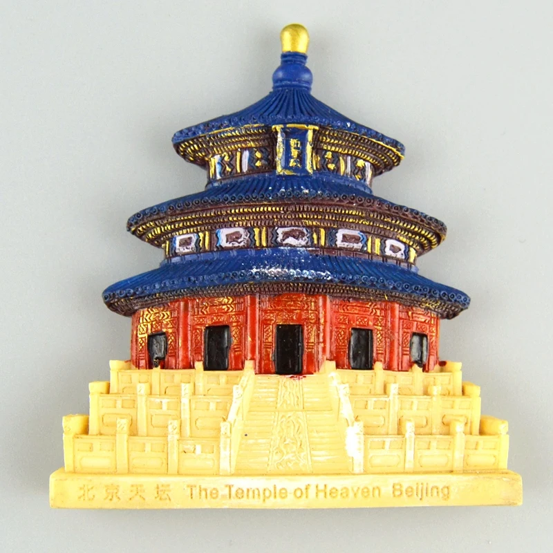 BABELEMI China  Fridge Magnet Beijing Tiantan Tourist Travel Souvenir 3D Resin Decorative Craft GIFT IDEA
