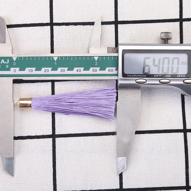 10Pcs Mini Metal Cap Tassel Jewelry Curtain Garments Decorative Accessories DIY Key Cell Phone Bag Fringe Trim Tassels Pendant | Дом и сад