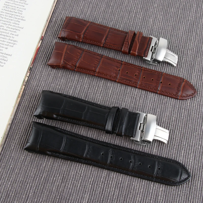 22 мм 23 мм 24 мм для Tissot T035 Ремешки для наручных часов из натуральной кожи T035617 T035627 439 фирменный ремешок для наручных часов для мужчин