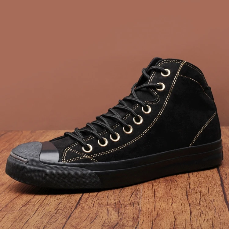 

Maggie's Walker New Arrival Men Canvas Casual Shoes Fashion Lacing Platform High-top Autumn Walking Shoes Size 39~44