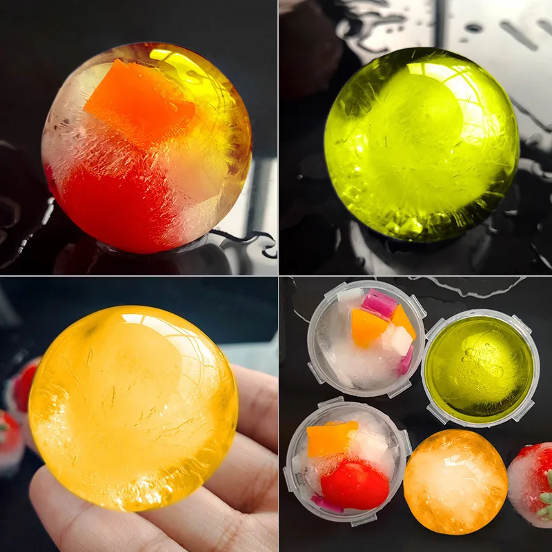 

4 Cavity 5.5cm Big Size Ball Ice Molds Sphere Round Ball Ice Cube Makers Home Bar Party Kitchen Whiskey Cocktail DIY Ice Moulds
