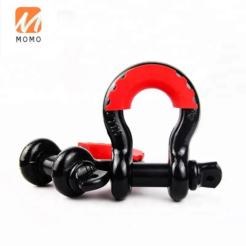 

Factory Price 4.75T Black Painted G209 Bow shackle