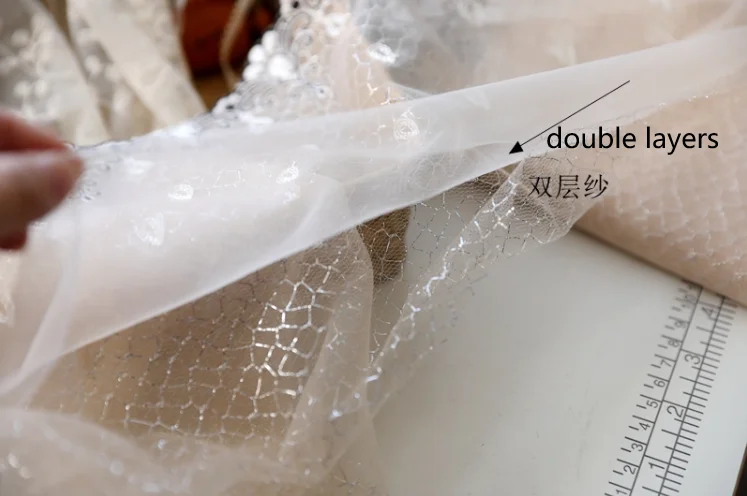 1 метр кожа цвет 2 слоя полиэстер кружевная отделка высокое качество свадебное