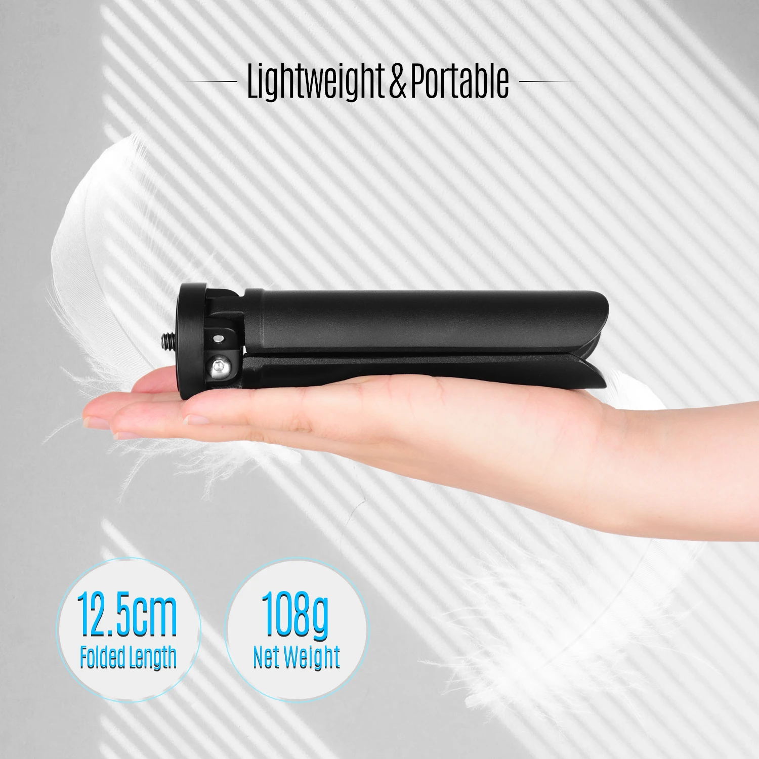 Металлический мини-штатив 1/4 дюйма для смартфона шарнирный стабилизатор Feiyu G5/G6/G6