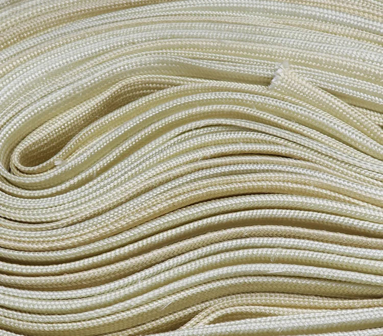 Стекловолоконная трубка 8 мм высокотемпературная плетеная из химического