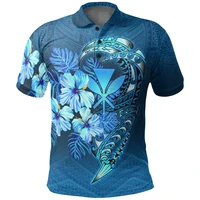 polynesian hawaii polo shirt king kamehameha koa spear 3d printed polo shirt men women short sleeve summer t shirt 01