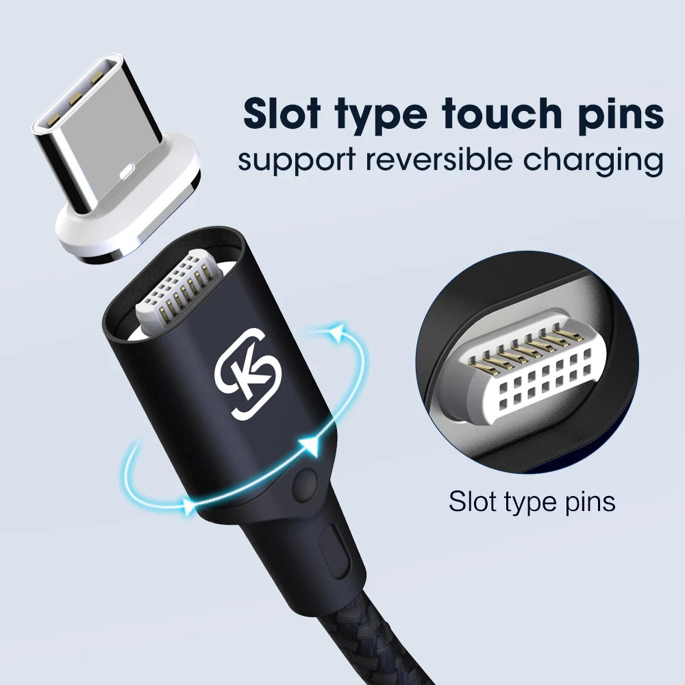 Кабель SIKAI USB Type C для Samsung S10 Xiaomi мобильный телефон USBC PD кабель быстрой зарядки