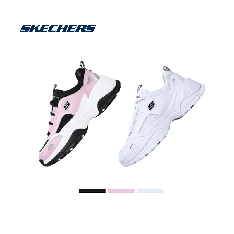 Обувь Skechers; женская повседневная обувь D'lites; кроссовки на платформе; обувь на танкетке; Женская оригинальная обувь; Zapatos De Mujer; 88888327-PKBK
