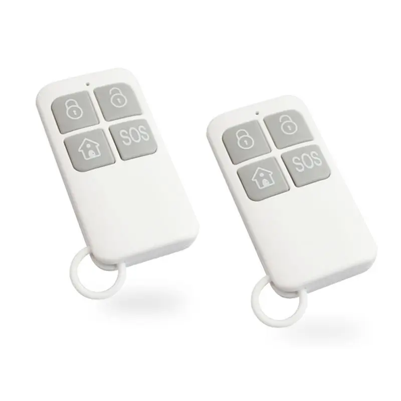 

Smart Home Burglar Alarm Accessories 43hz Wireless Remote Control 4 Key Remote Control