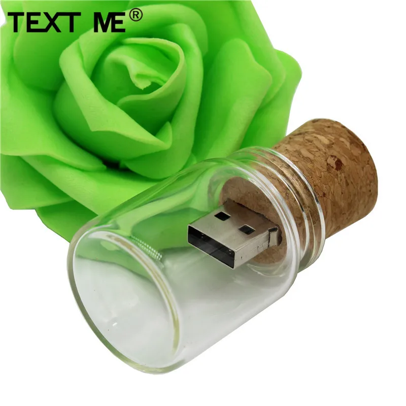 TEXT ME reative drifting bottle style usb 2 0 64Гб флеш-накопитель 8Гб 16Гб 32Гб Флешка USB Usb лучший