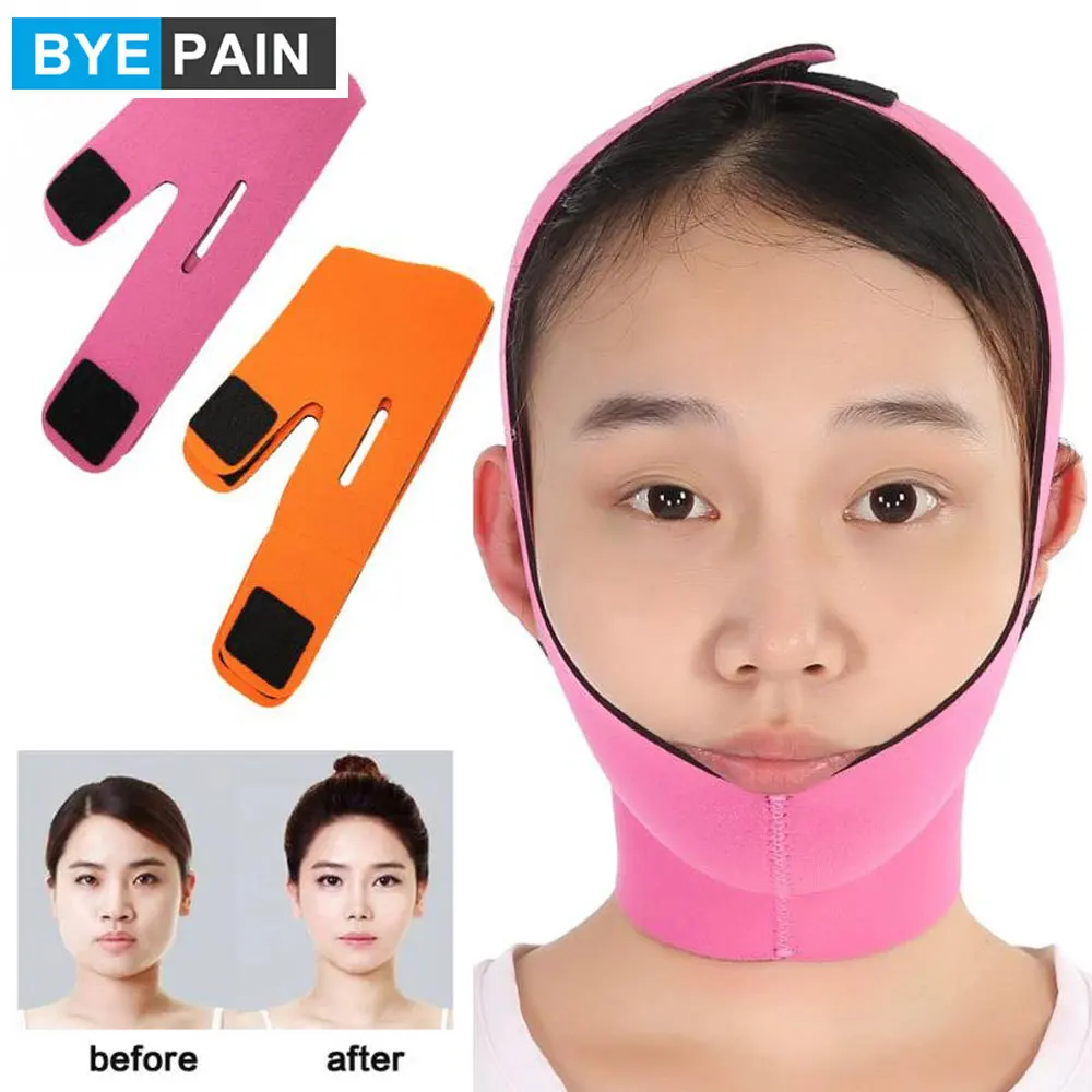 1 шт. маска BYEPAIN V Line лифтинг для лица ремни похудения и потери веса ухода за кожей